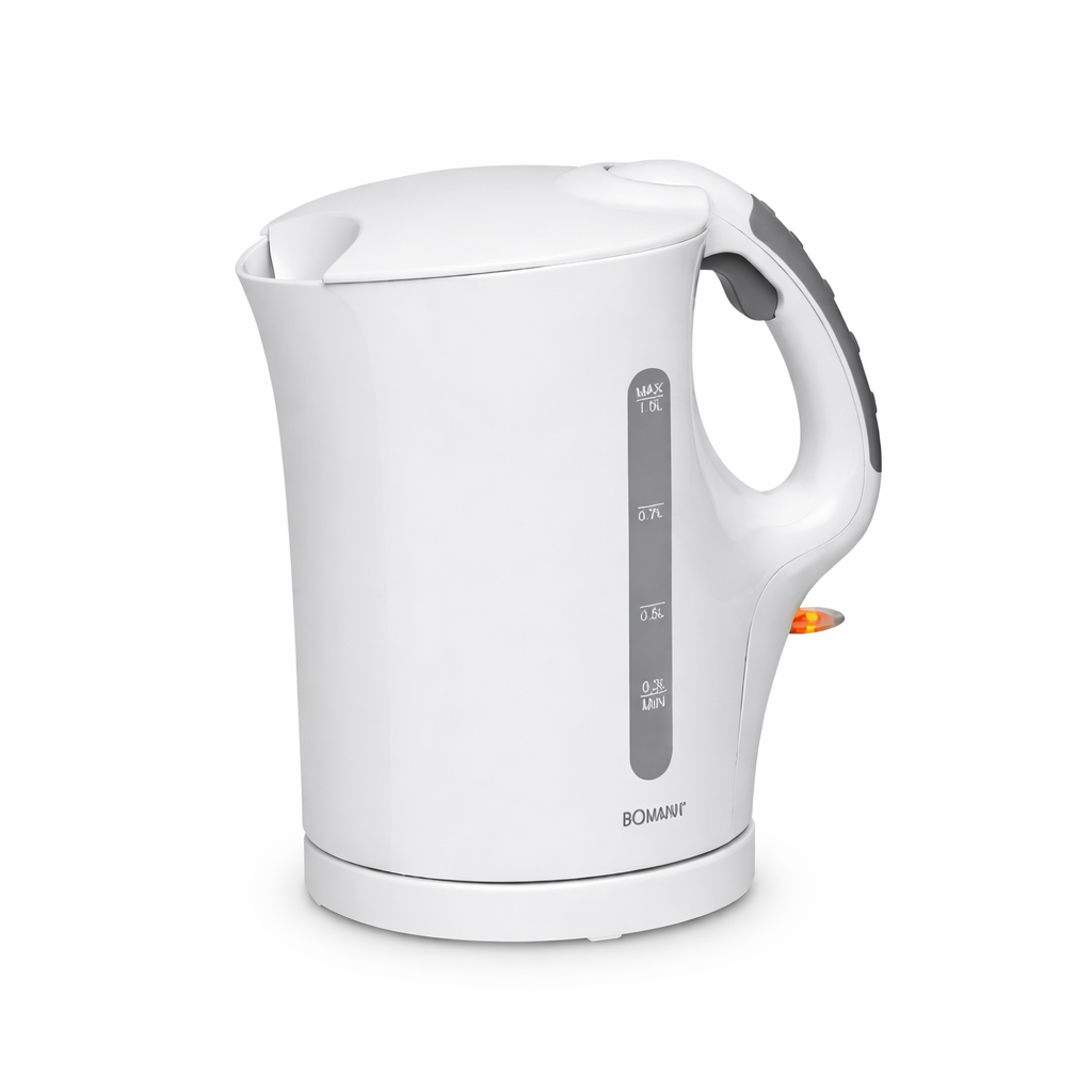 Hervidor eléctrico blanco 1.7L 2200W – Bomann